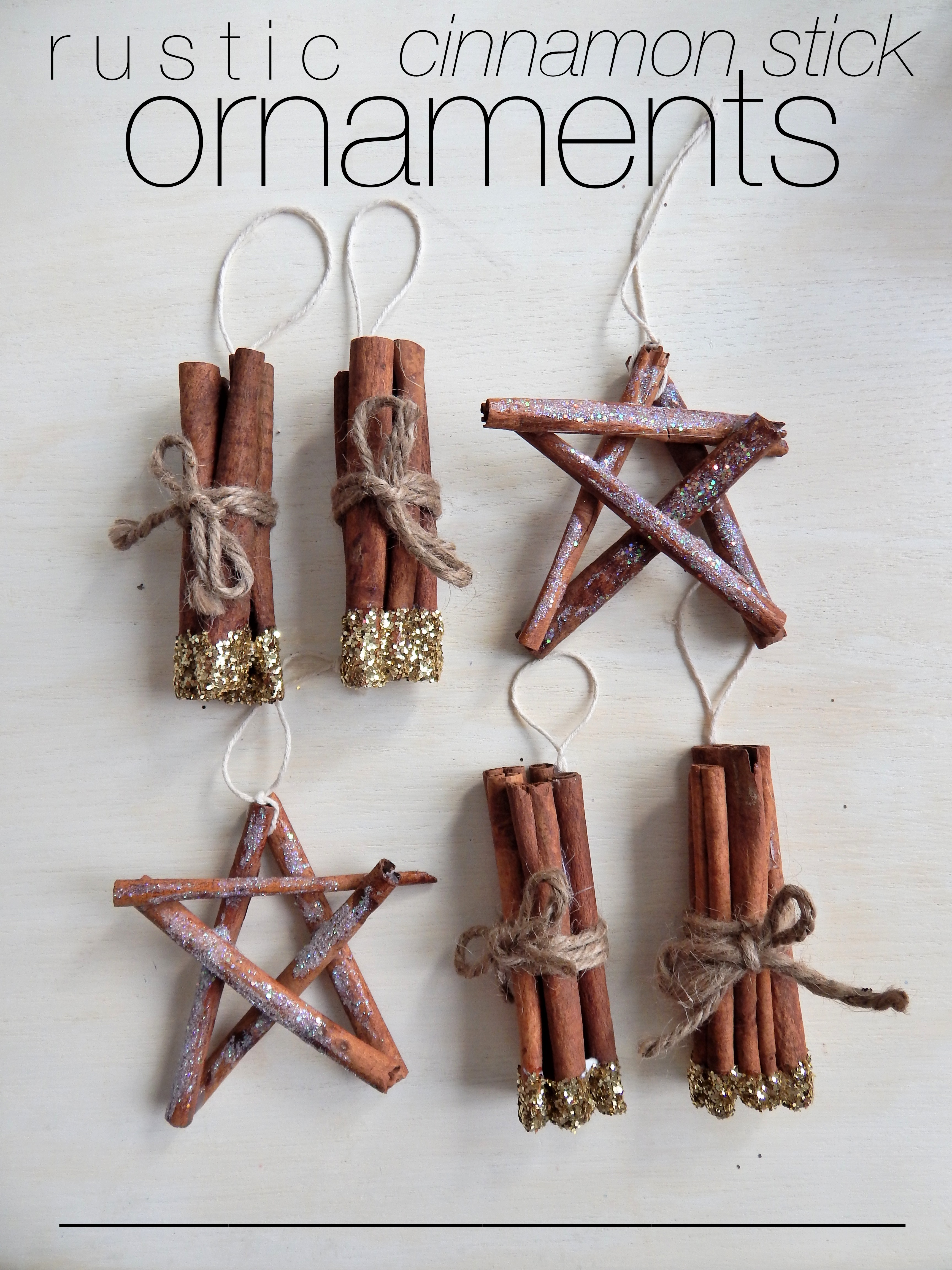 Rustic Cinnamon Stick Ornaments | 50 Awesome DIY Yule Decorations and Craft Ideas You Can Make for the Winter Solstice